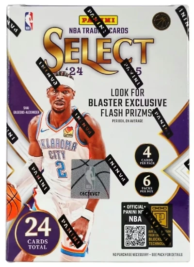 2024/25 Panini Select Basketball 6-Pack Blaster Box