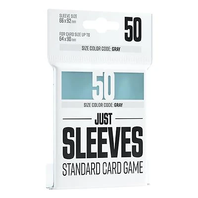JUST SLEEVES - STANDARD CARD GAME CLEAR