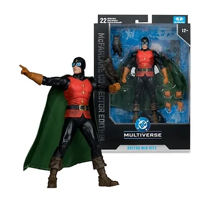 DC McFarlane Collector Edition Doctor Mid-Nite Justice Society of America #48 7-Inch Scale Action Figure - Exclusive