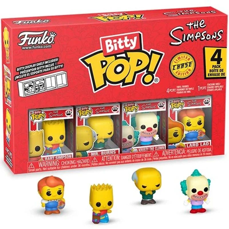 The Simpsons Bart Funko Bitty Pop! Mini-Figure 4-Pack