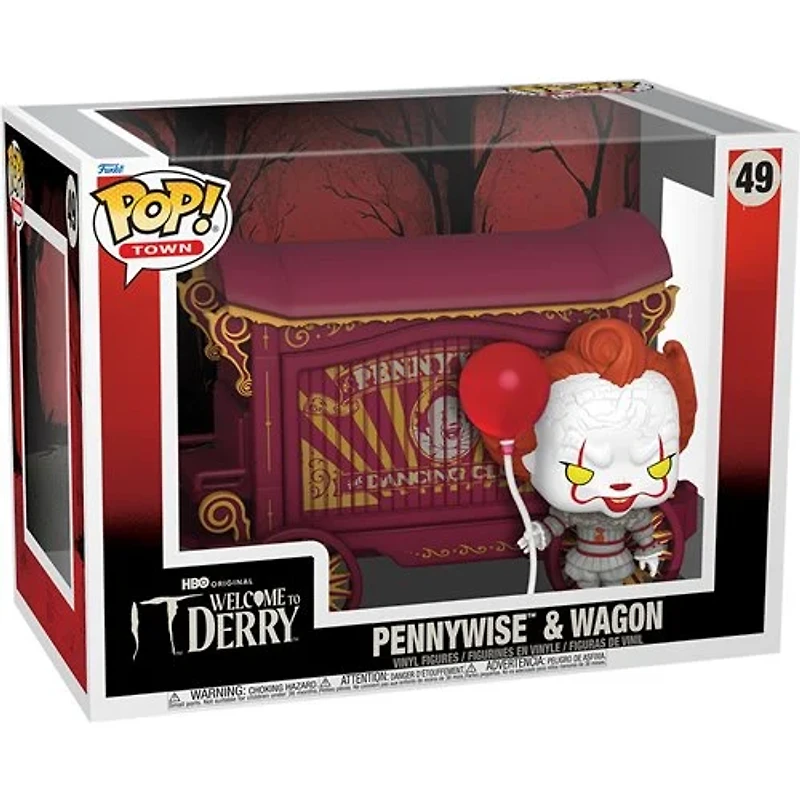 Welcome to Derry Pennywise & Wagon Funko Pop! Town #49