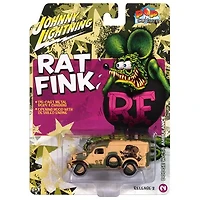 Johnny Lightning Pop Culture 2024 R2 1:64 Scale Die-Cast Metal- Rat Fink Dodge WC54