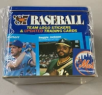 1987 Fleer Glossy Baseball Update Factory Tin Set