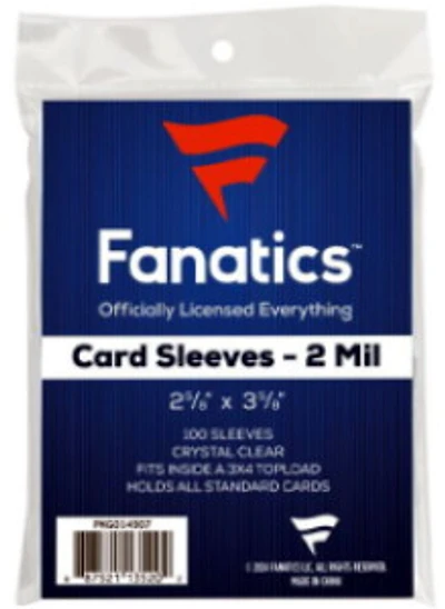 FANATICS SUPPLIES Soft Sleeves (100 COUNT) Pack