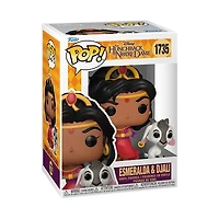The Hunchback of Notre Dame Esmeralda and Djali Funko Pop! Vinyl Figure and Buddy #1735
