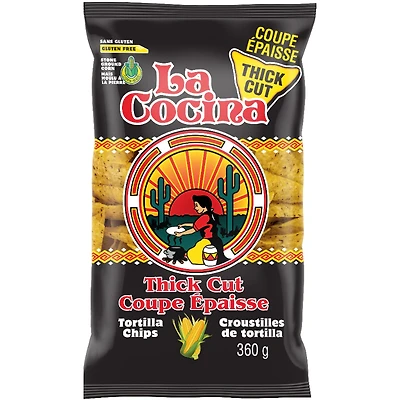 La Cocina Thick Cut Taco Shack Tortilla Chips - 360g