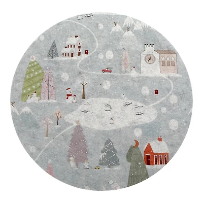 EMBERS FELT PLACEMAT VILLAGE