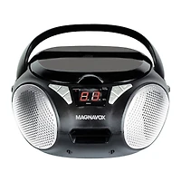 MAGNAVOX PORTABLE CD BOOMBOX MRCD6924-BL in Black