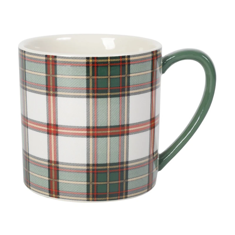 MARTHA HOLIDAY PLAID S/W MUG in Green