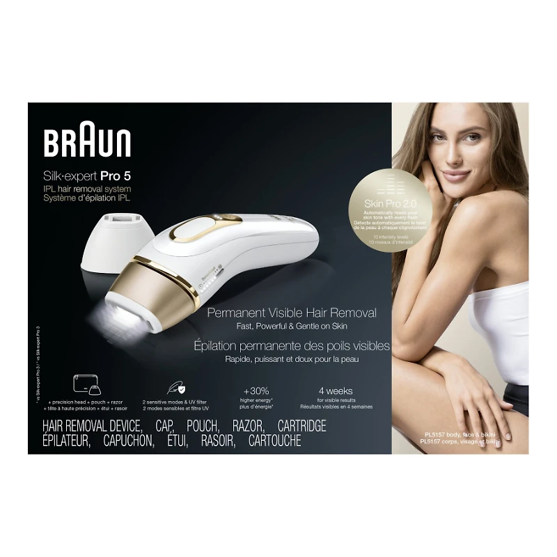 Braun Silk-expert Pro 5 IPL Hair Removal System - PL5157