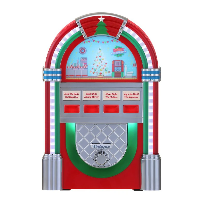 MR XMAS MUSICAL LIT JUKE BOX
