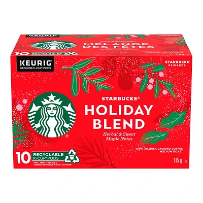 Starbucks K-Cup Holiday Blend - 10s
