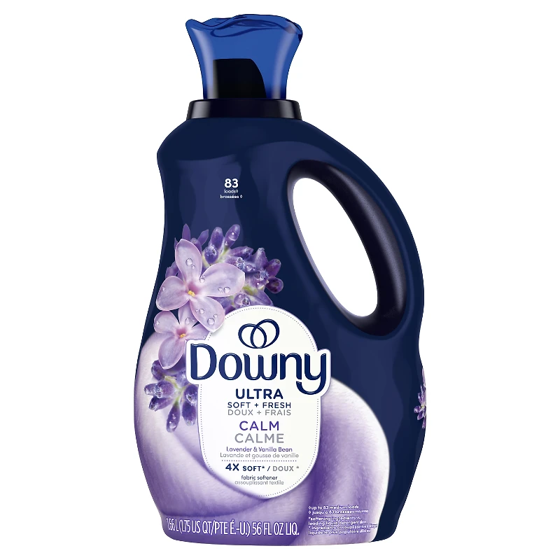 Downy Infusions Calm Fabric Conditioner - Lavender and Vanilla Bean - 1.92L