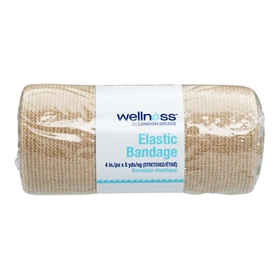 Wellness Elastic Gauze Bandage - 10.2 cm x 4.6 m