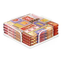 MEDICI ACRYLIC COASTERS in Red