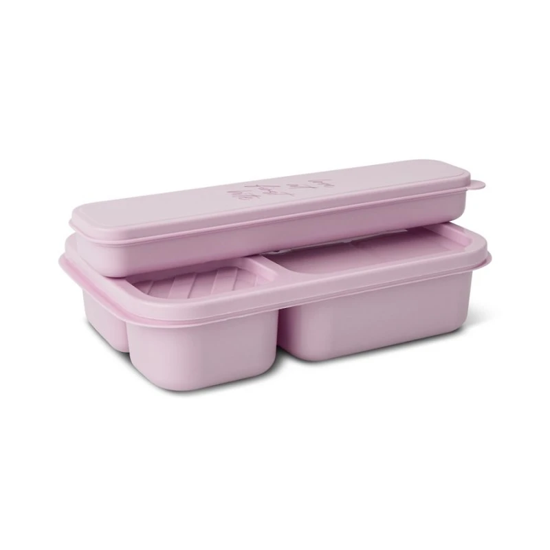 MANNA ECO BOX/CUTLERY SET in Purple