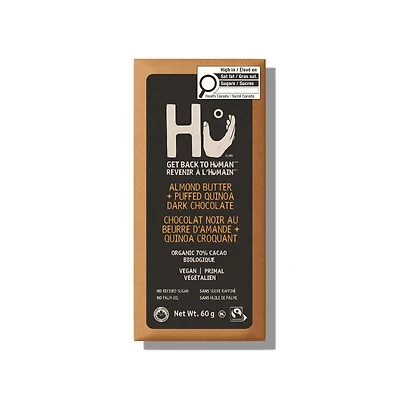 Hu Almond Butter + Puffed Quinoa Dark Chocolate Bar - 60g