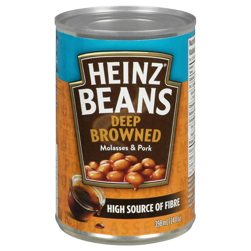 HEINZ D/B BEANS W/MOLASSES 398ML
