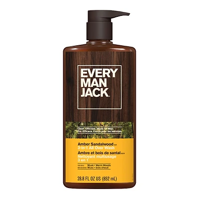 EVERY MAN JACK 3IN1 SWOOD 852ML