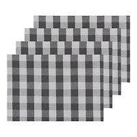 DANICA BUFFALO PLACEMATS in Grey