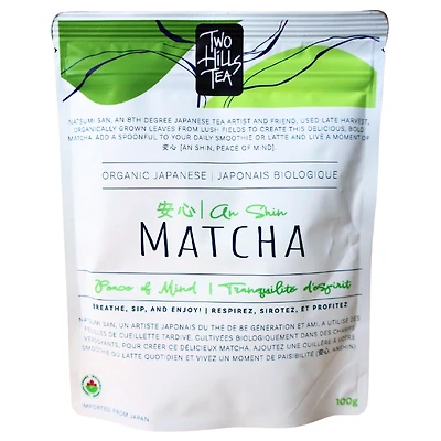 TWO HILLS ORG. MATCHA TEA 100G