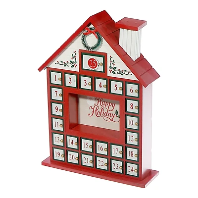 WOODEN HOUSE ADVENT CALENDAR