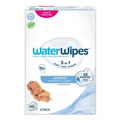 WATERWIPES BABY WIPES 360'S