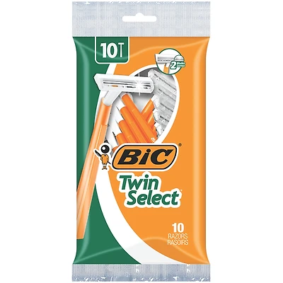 BIC Twin Select Men's Shavers - Green - 10's