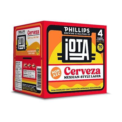 PHILLIPS IOTA CERVEZA 4X355ML