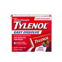 TYLENOL EASY DISSOLVE BERRY 12'S