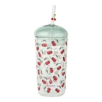 MANNA DOME GLASS TMBL W/STRW