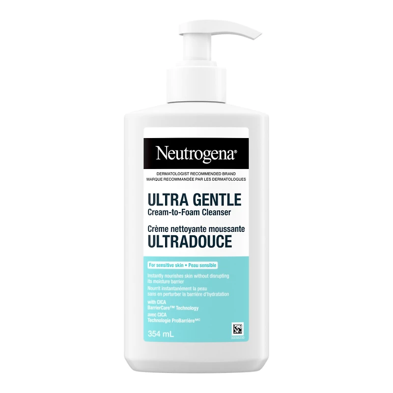 Neutrogena Ultra Gentle Cream-to-Foam Cleanser - 354ml