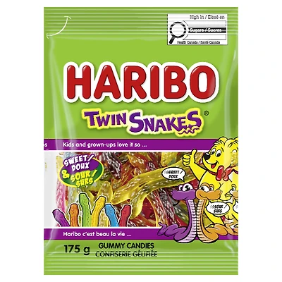 Haribo Gummy Candies - Twin Snakes - 175g