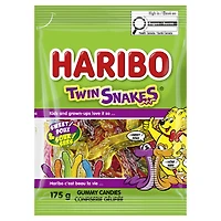 Haribo Gummy Candies - Twin Snakes - 175g