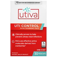 Utiva Urinary Tract Infection Control Supplement - 30s