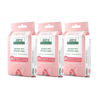 ALEVA BAMBOO FEM WIPES