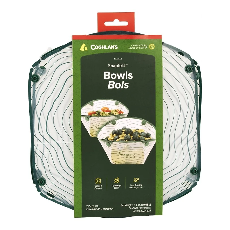 COGHLANS SNAPFOLD BOWLS