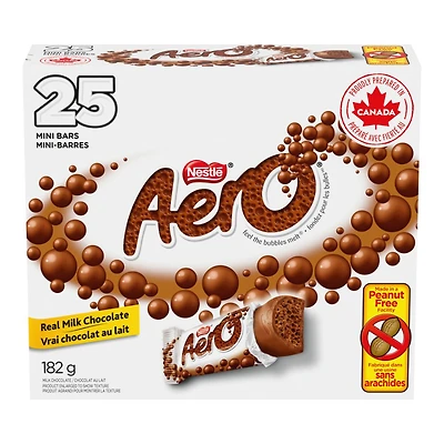 Nestle Aero - Real Milk Chocolate - 25s/182g