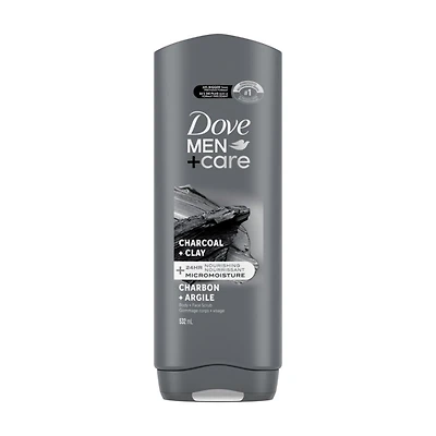 DOVE MEN BODY WASH CHAR CLAY 532ML