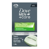 DOVE MEN BAR EXTRA FRESH 6X106G in Green