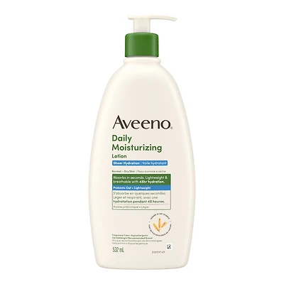 Aveeno Active Naturals Daily Moisturizing Lotion Sheer Hydration - Fragrance Free - 532ml