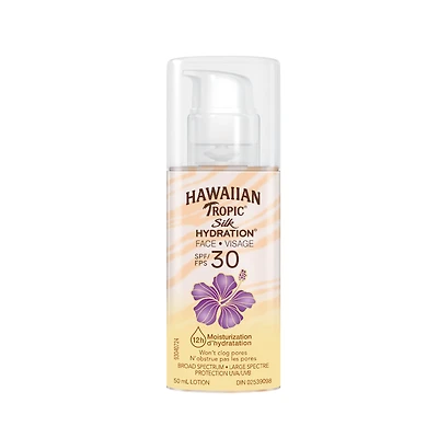 Hawaiian Tropic Silk Hydration Weightless Face Sunscreen Lotion - SPF30 - 50ml