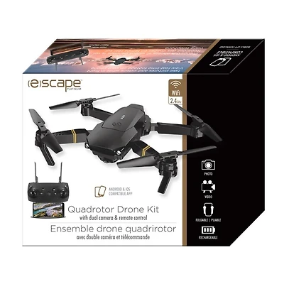 ESCAPE QUADROTOR DRONE KIT in Black