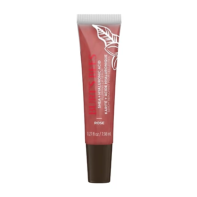 BURTS BEES SHEA LIP SERUM 7.98ML ROSE in Red