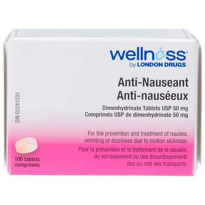WELLNESS ANTI-NAUSEANT 100'S