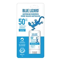Blue Lizard Australian Mineral Sunscreen Stick - SPF 50 - 14g