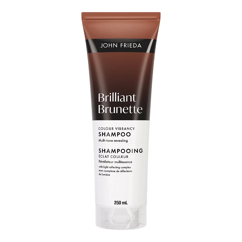 John Frieda Brilliant Brunette Colour Vibrancy Shampoo - 250ml