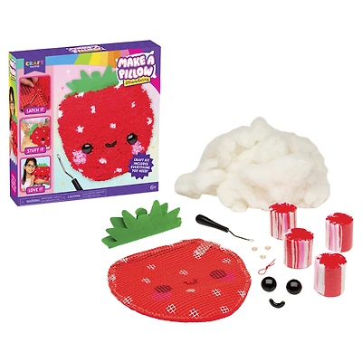 MAKE A PILLOW STRAWBERRY