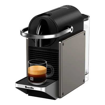 Breville Nespresso Pixie Coffee Machine - Titan - BEC440TTN1BUC1