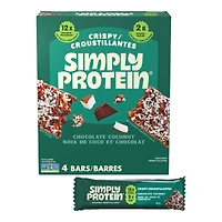 SimplyProtein Plant-Based Snack Bars - Chocolate Coconut - 4 x 40g